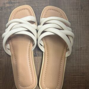 Women's Cream Sandals